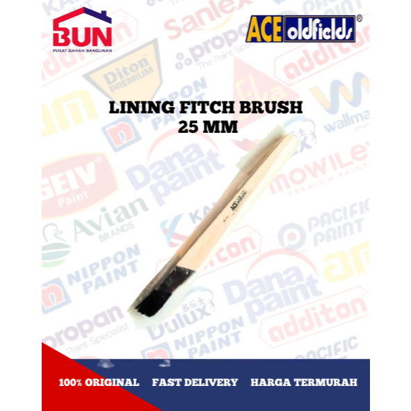 

Kuas Cat Lukis Gambar Garis LINING FITCH BRUSH ACE oldfields ukuran 25 MM