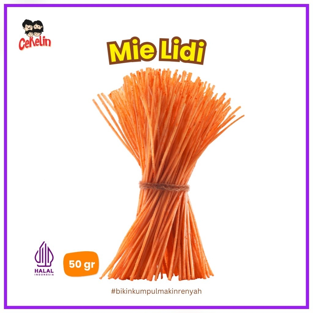 

Cemilan Cekelin Mie Lidi - Isi 50gr