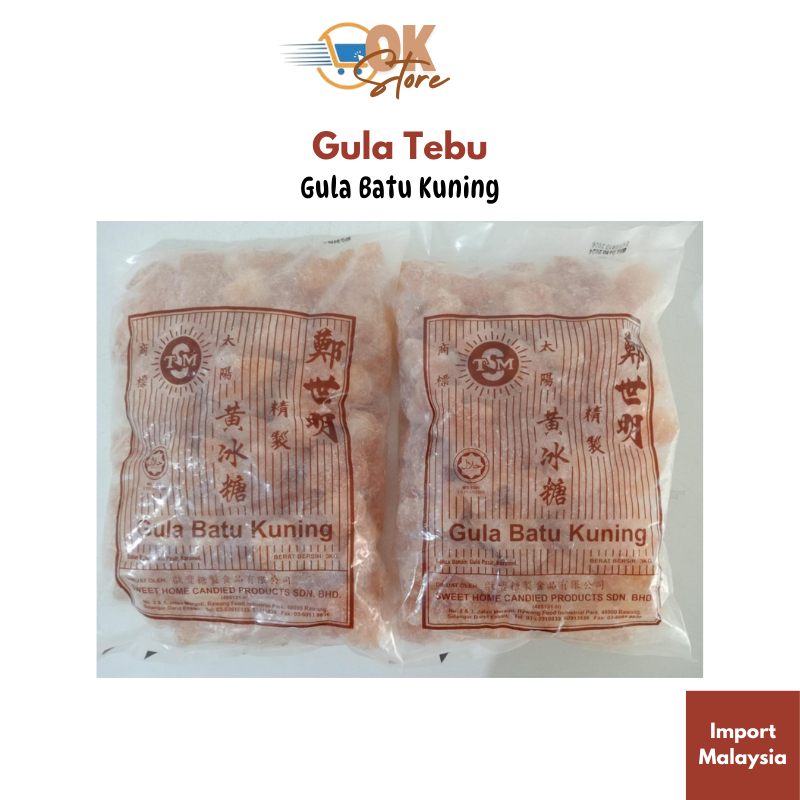 

Gula Batu Kuning / Gula Tebu (Kita Jual Ecer, Packing 1/2 KG) (Expiry 13 June 2027)