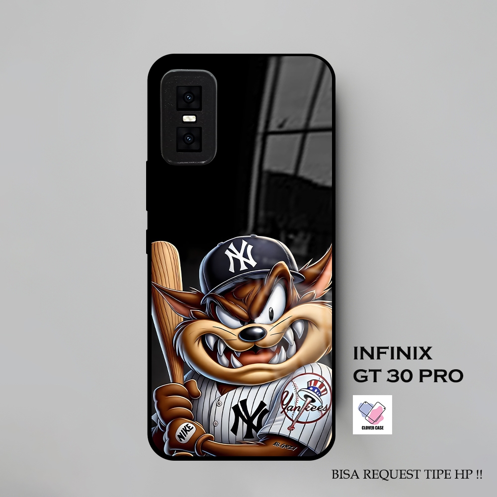 [AR93]  Case Glossy Case | INFINIX GT 30 PRO | CASE KEKINIAN LUCU |  Casing Hp Kilau Motif TAZMANIA