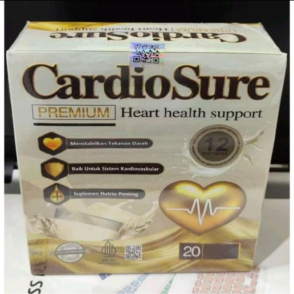 

Cardiosure Premium Original Susu Untuk Hipertensi Darah Tinggi Dan Kolesterol Asli Bpom