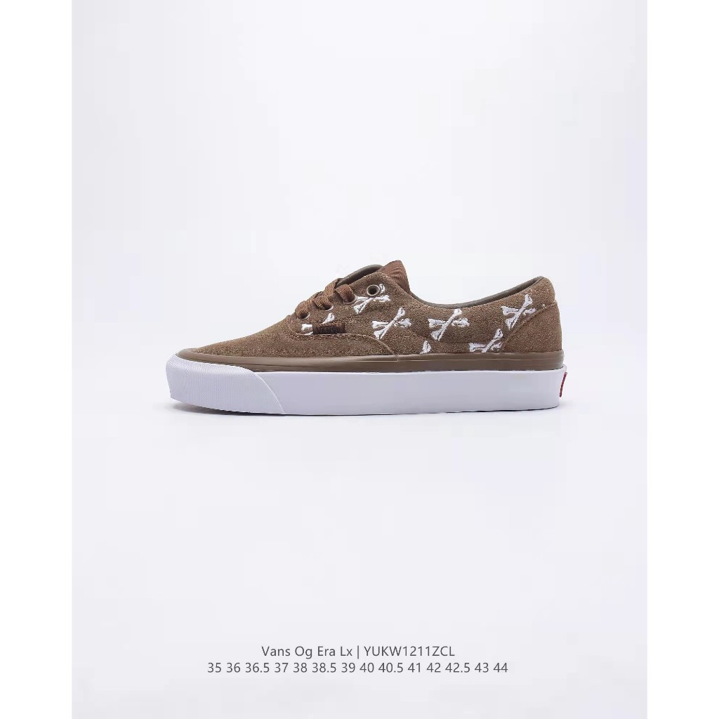 Wtaps X Vans Era OG LX Skeleton Bone Coyote Brown White VN0A3CXNBMD1 Sepatu Sneakers Original Premiu