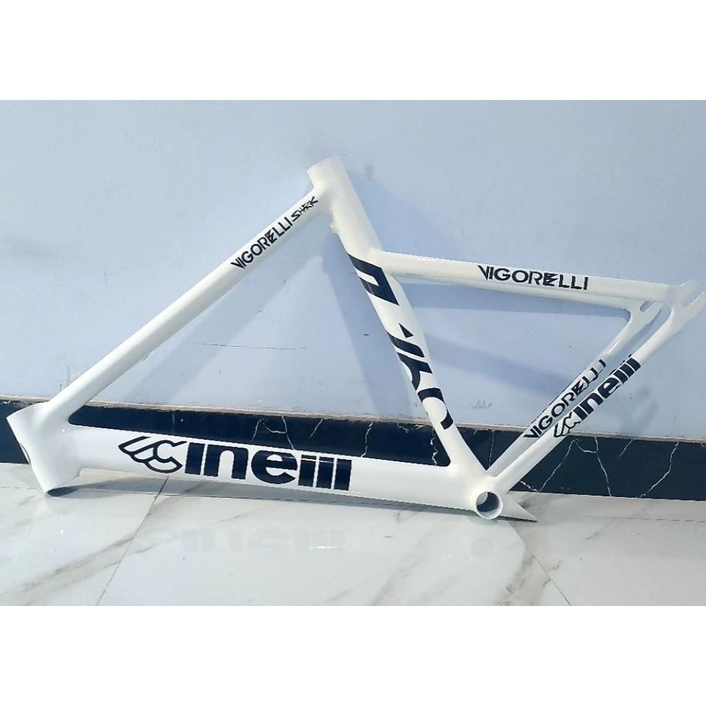 Frame Fixie Cinelli Vigorelli Shark / Only Frame Cinelli ~ Murah Meriah Siap Rakit~ Warna Dan Ukuran