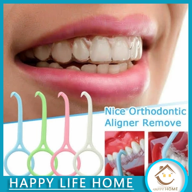 Dental Orthodontic Aligner Remover Bantu Lepas Retainer Aligner Hook Remover Veener Gigi