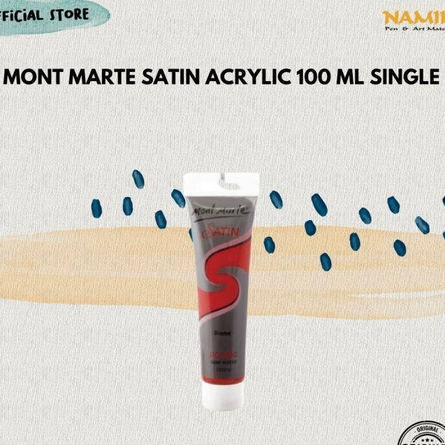 

Mont Marte Satin Acrylic 100 ml single - Yellow Orange