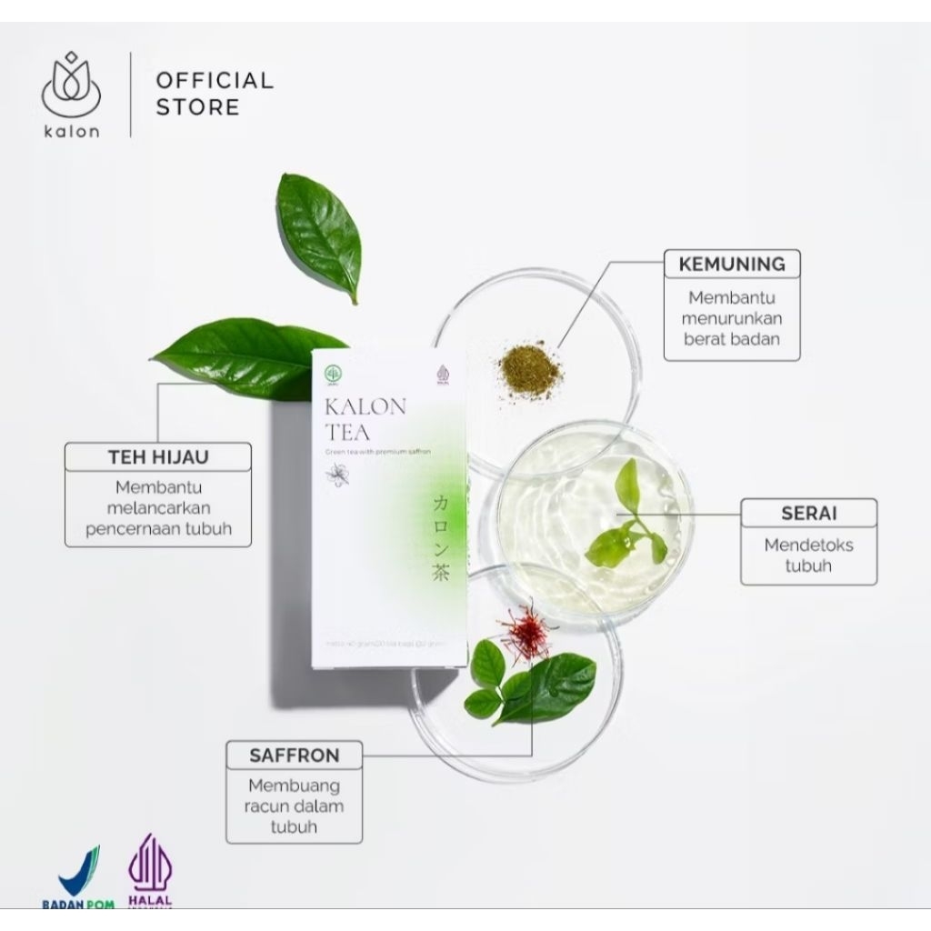 

Teh Hijau Premium Saffron | Teh Pelangsing Herbal | Teh Hijau | Pelangsing BPOM