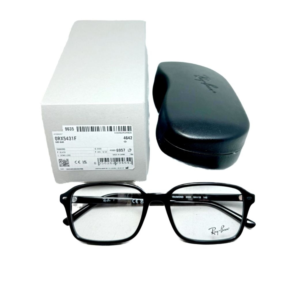 Frame Kacamata Rayban Raimond RB5431F 2000 54 Black Original