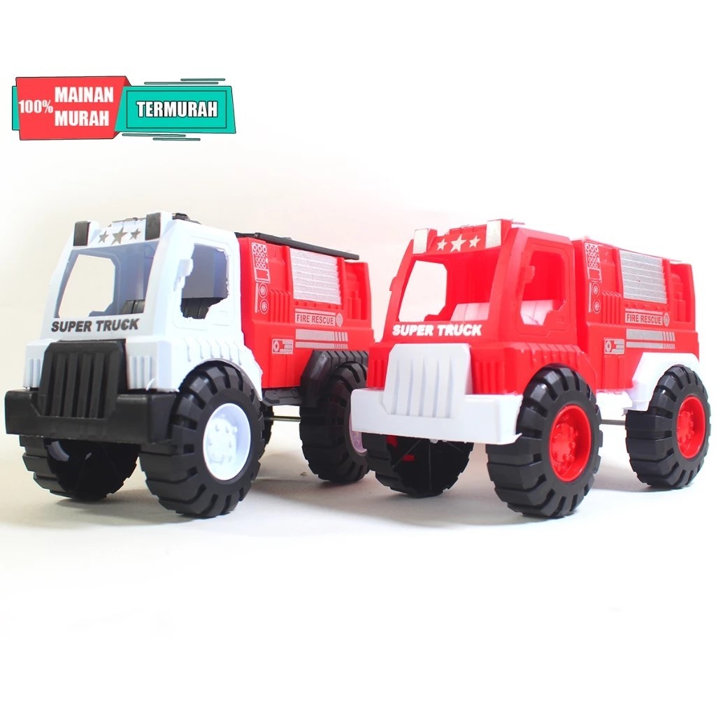 PROMO MAINAN ANAK MURAH TRUK AK90 TRUK PEMADAM KEBAKARAN TRUCK FIRE WATER PEMADAM