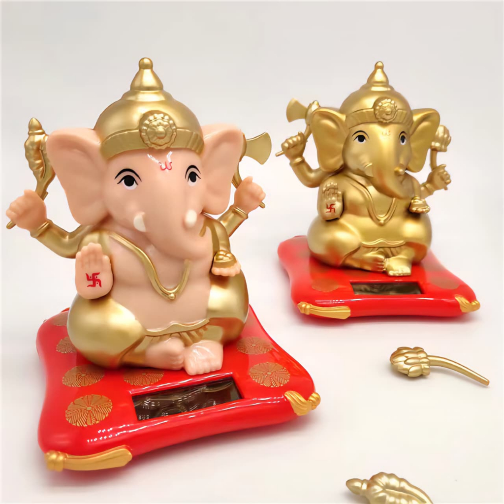 12cm Patung Pajangan Dashboard Ganesha DEKORASI TOKO PAJANGAN TOKO HADIAH PEMBUKAAN TOKO HADIAH RUMA