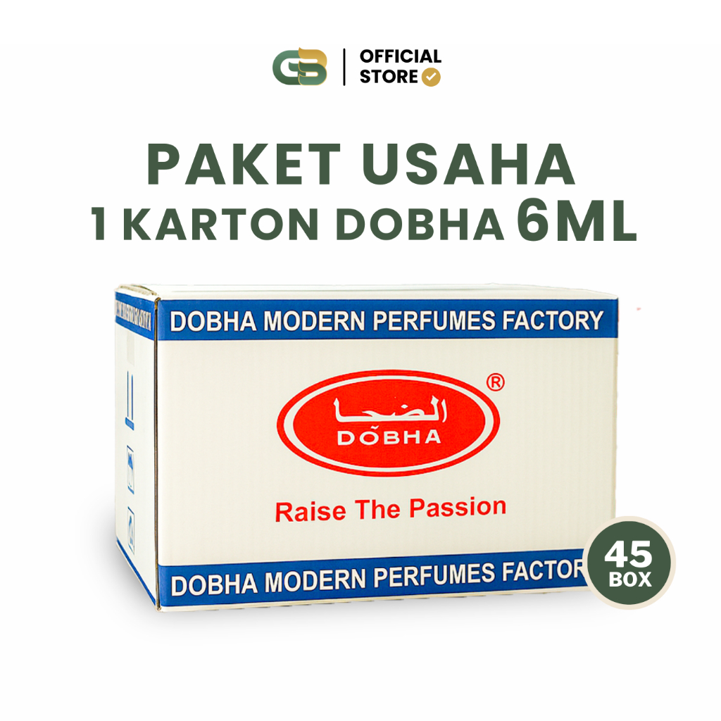 Grosir Paket Usaha 1 Karton Parfum DOBHA 6ML ORIGINAL 22.5 Lusin 45 Box 270 Pcs