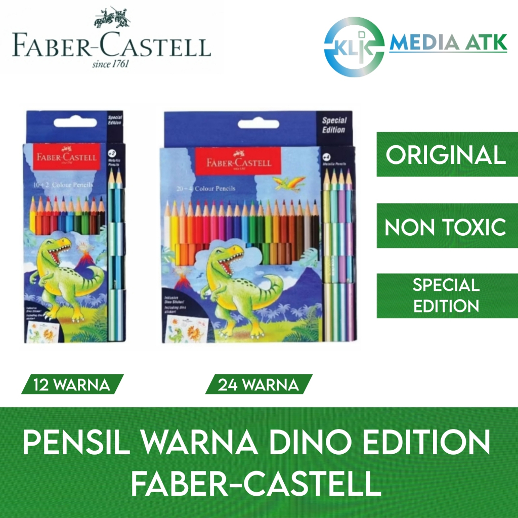 

Pensil Warna Faber-Castell Special Dino Edition