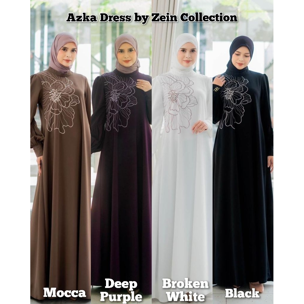 Azka Dress (Dress Saja) by Zein Collection