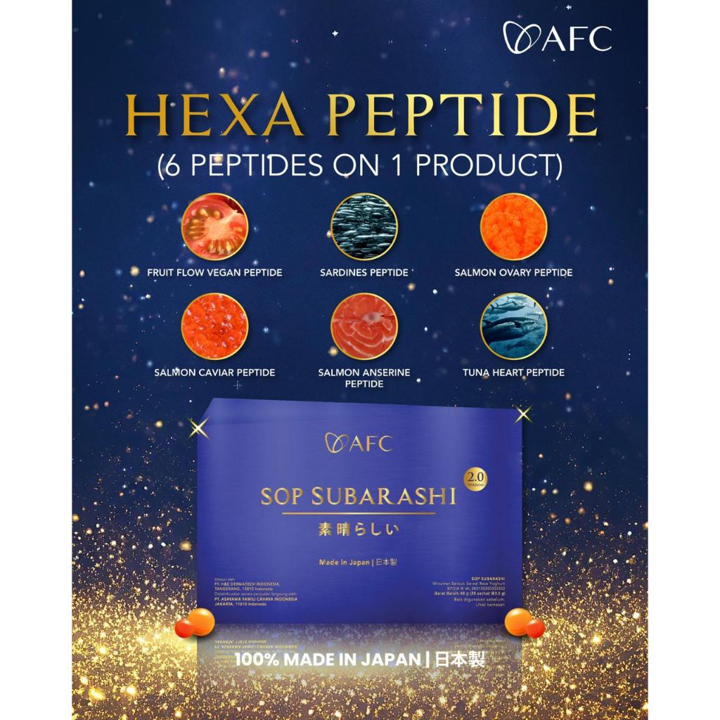 SOP Subarashi GOLD AFC original Japan - BPOM - HALAL (28 Sachet )