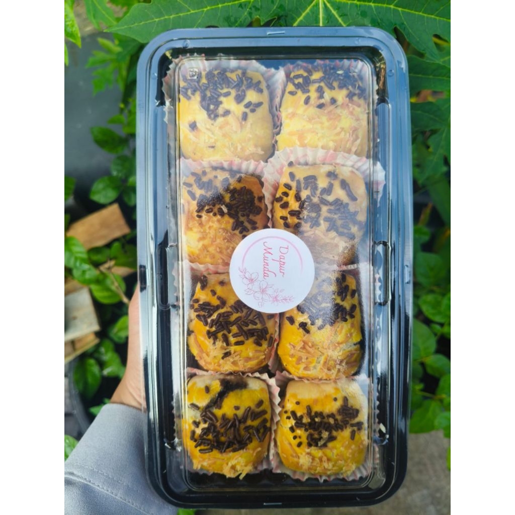 

BOLEN PISANG MIX COKLAT & KEJU ISI 8