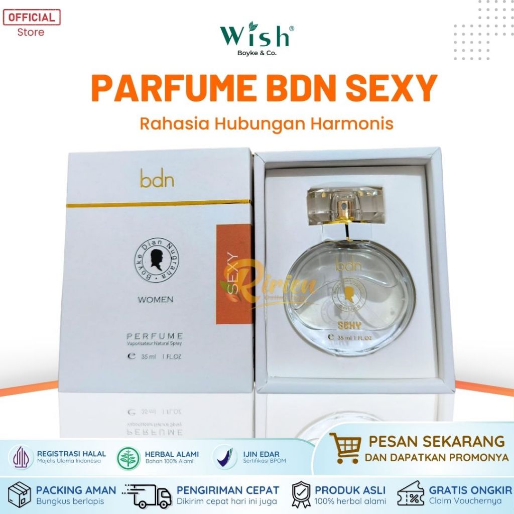 BDN Parfum - 100% Racikan Dokter Boyke Dian Nugraha