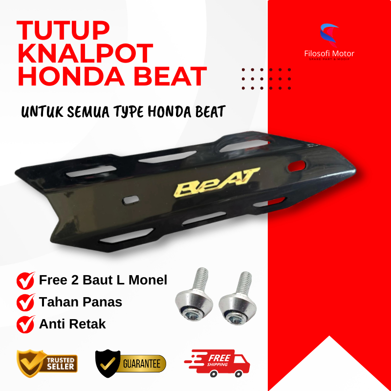 Cover Knalpot Honda Beat Karbu FI ESP – Model Universal