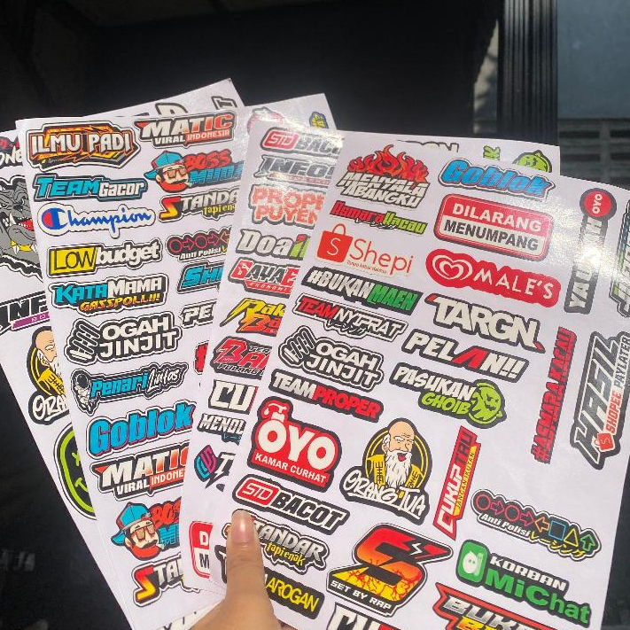 

Stiker Racing Pack Serbaguna – Logo Sponsor, Quotes Lucu Viral, Vinyl Premium | Sticker Racing