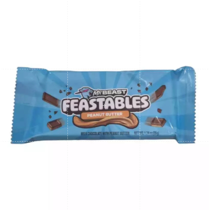 

Mr Beast Feastables Peanut Butter Chocolate Bar Coklat