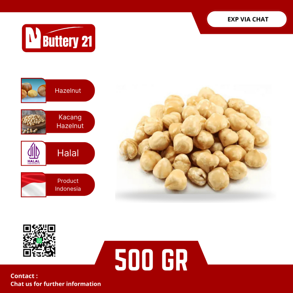 

KACANG HAZELNUT/KACANG HAZEL KUPAS/KACANG HANZELNUT MENTAH/HAZEL NUT