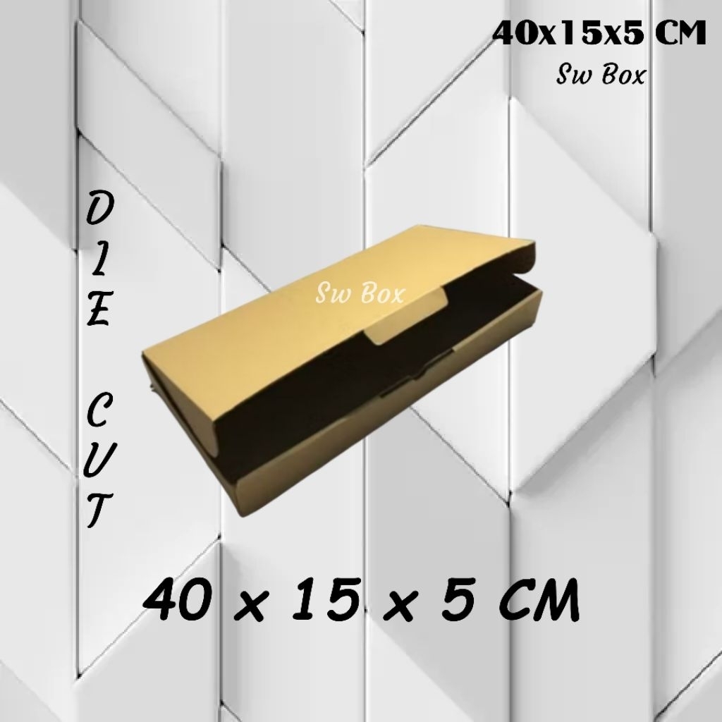 

Kardus Die Cut Ukuran 40x15x5 CM Box untuk packing DC