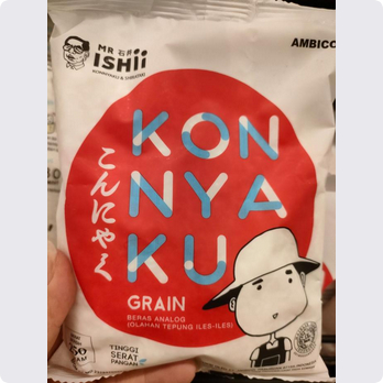 

Konnyaku / Shirataki Rice / Beras Shirataki 250gr(BB)