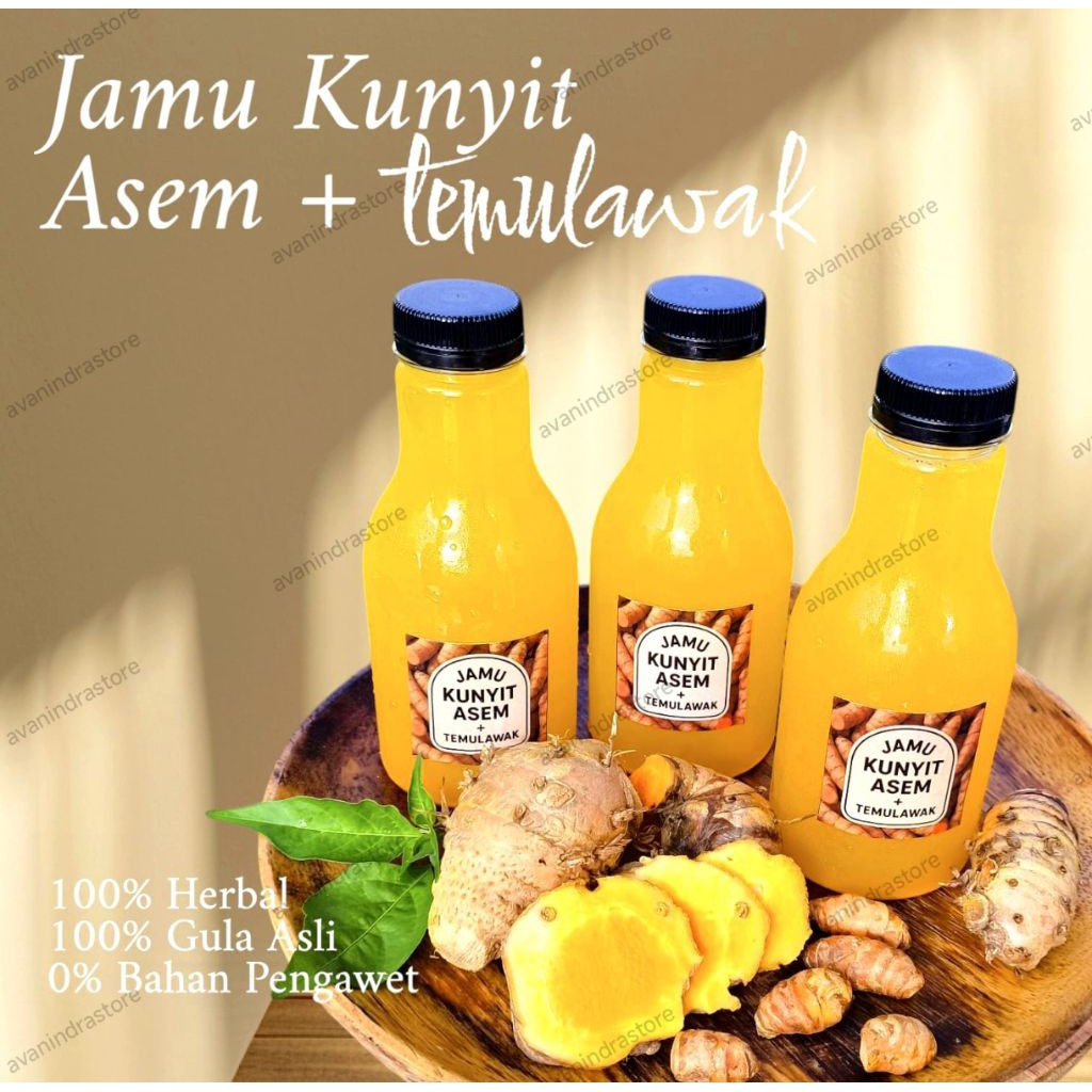 

Jamu Kunyit Asam + Temulawak