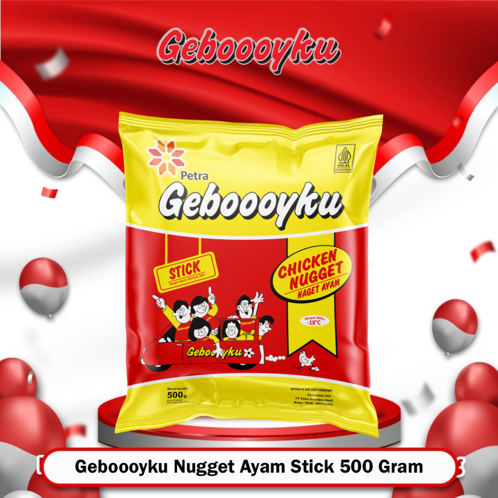 

Gebooyku Nugget Ayam Stick 500Gr