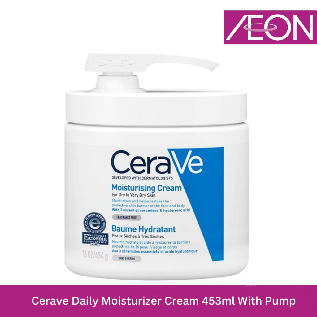 Cerave Daily Moisturizer Cream 453ml With Pump