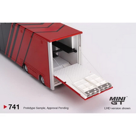 Mini GT 741 Mercedes-Benz Actros Racing Transporter ADVAN Original