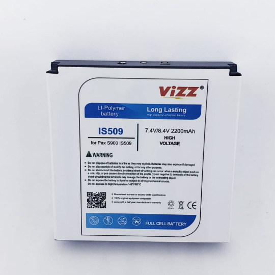 VIZZ Baterai EDC PAX IS509 Batre PAX S900