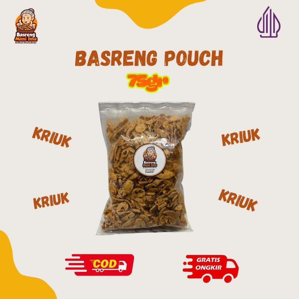 

BASRENG VIRAL KEMASAN POUCH 75gr PEDAS DAUN JERUK BUMBU MELIMPAH
