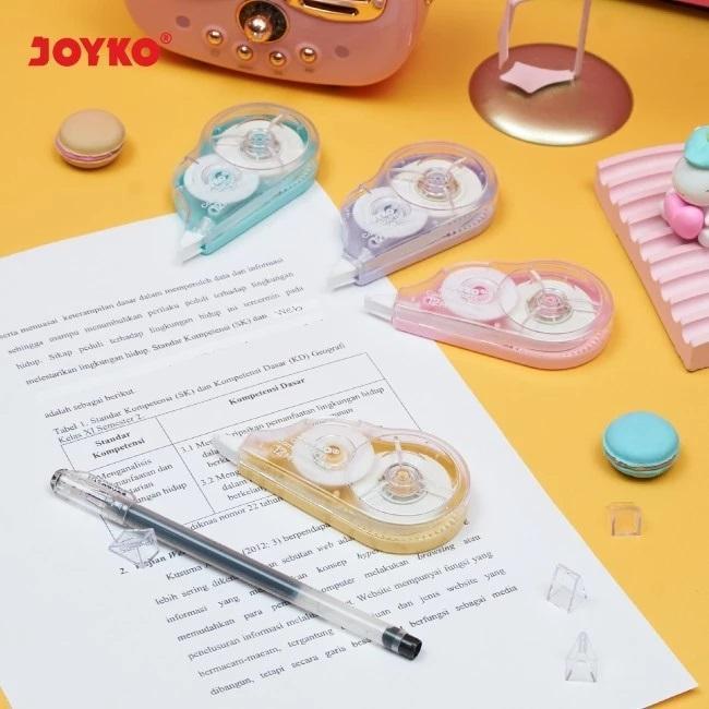 

Joyko Correction Tape 12m TipEx Kertas Joyko CT-522- Warna Pastel