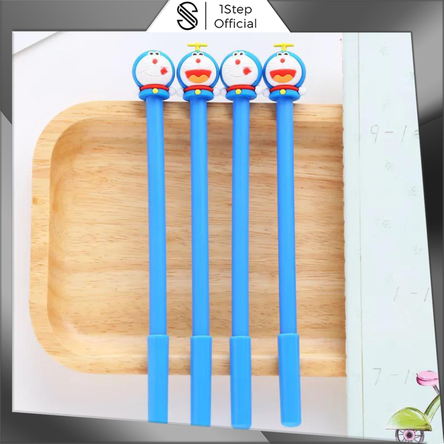 

1step Pena Karakter Doraemon Lucu Kepala Pen Pulpen Ballpoint Anak Hitam Sekolah Murah Bolpen R078