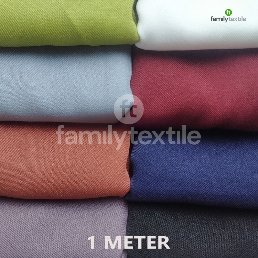 Kain Bahan Shakila Strech Lembut Premium Quality 1 Meter Bahan Kain Meteran Gamis Koko Kemeja