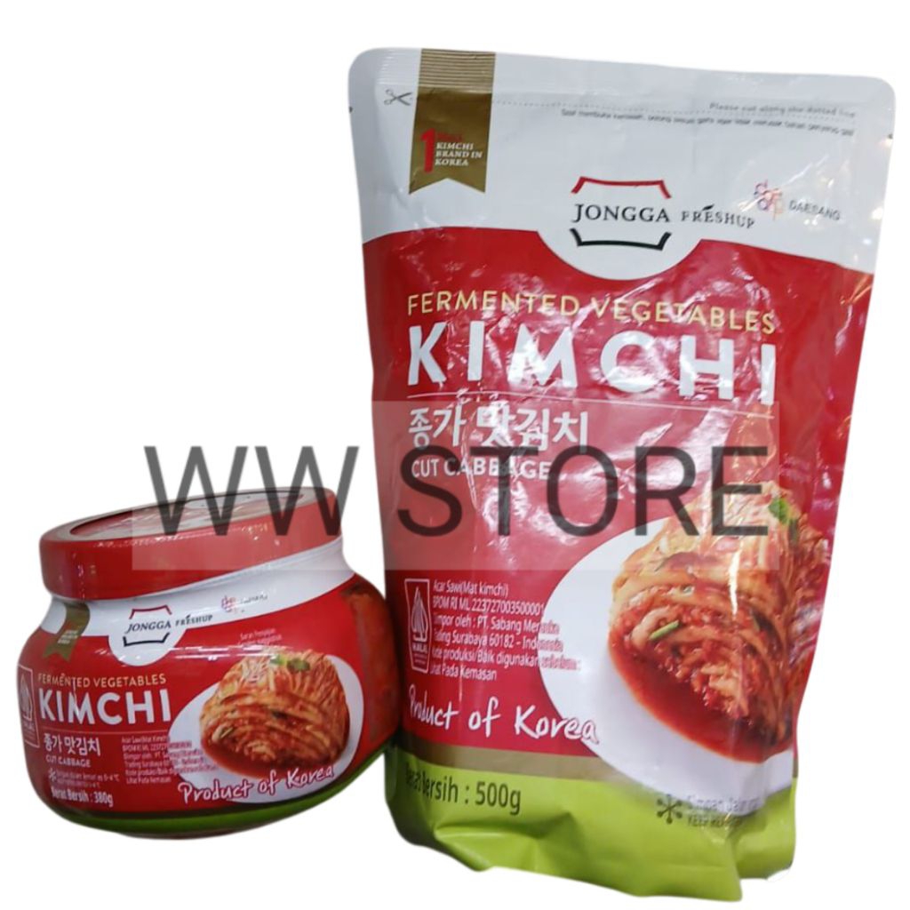 

Acar lobak ala Korea DAESANG DAE SANG JONGGA FRESHUP FERMENTED VEGETABLES Mat KIMCHI Cut Jar 380g Pouch 500g