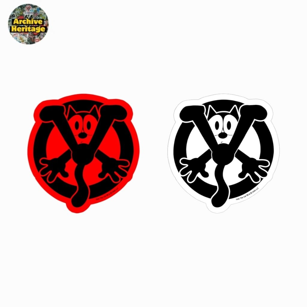 

sticker Babyl0n LA x Felix the cat streetwear cartoon character stiker