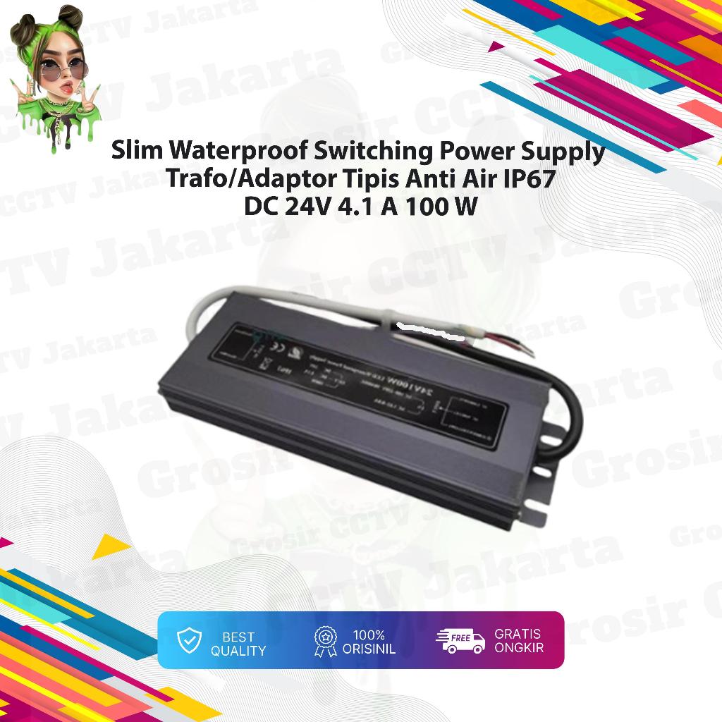 Maximus Slim Waterproof Power Supply Trafo Adaptor Outdoor IP67 24V 100W