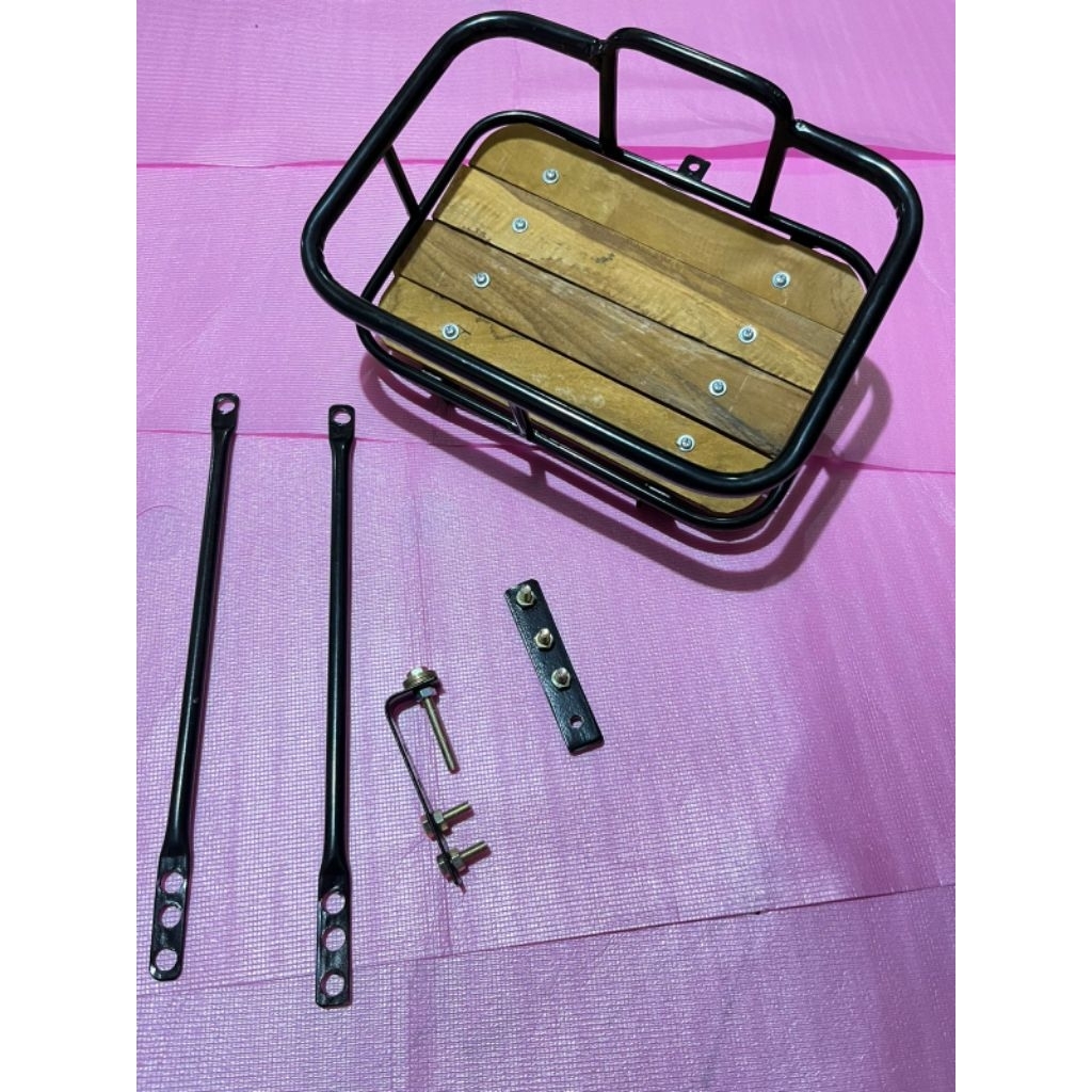 keranjang sepeda depan MTB FIXIE universal . rear rak depan sepeda
