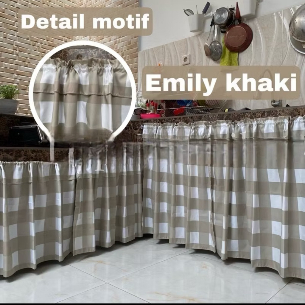 Gorden Kolong dapur free tali| Horden Kolong | Gorden Kolong | Gorden Kolong Dapur | Minimalis |