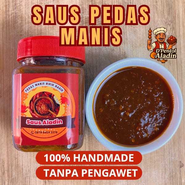 

Sambal Saus Aladin – Pedas Manis Nagih Cocok untuk Cocol Pentol Goreng & Bakar