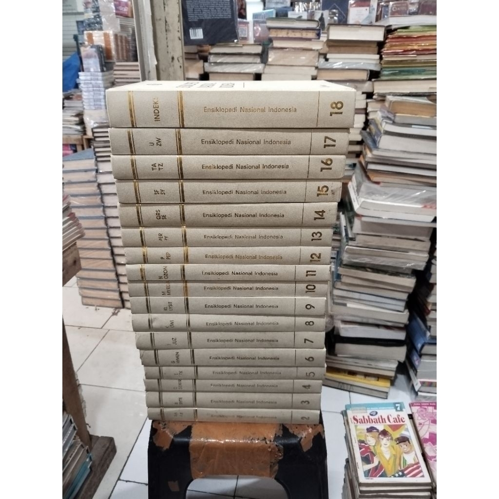 Buku ENSIKLOPEDI NASIONAL INDONESIA 18 BUKU (minus no. 1)
