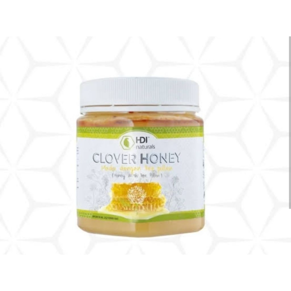 

madu clover honey 250gr exp 2028 free sendok kayu