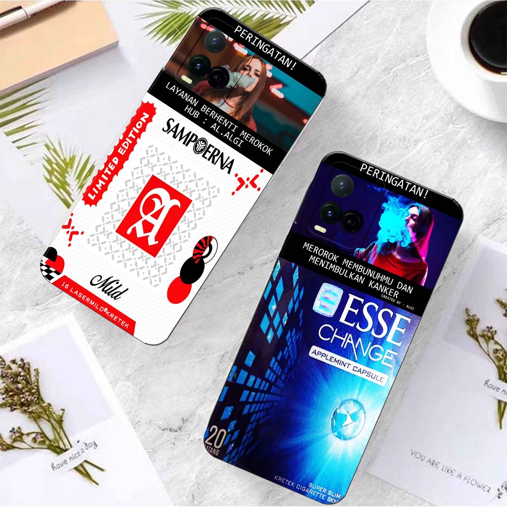 Softcase Untuk Vivo Y21 / Y21S / Y21T / Y33S / Y33T - Softcase Gambar Fashion Printing { Rokok Limit