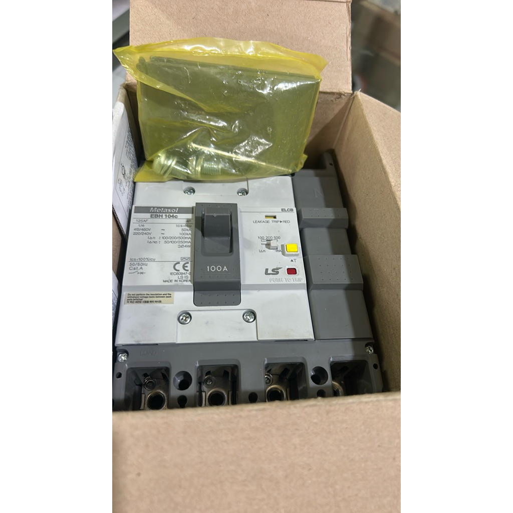ELCB LS 4P 100A EBH 104C elcb ls ebh104c