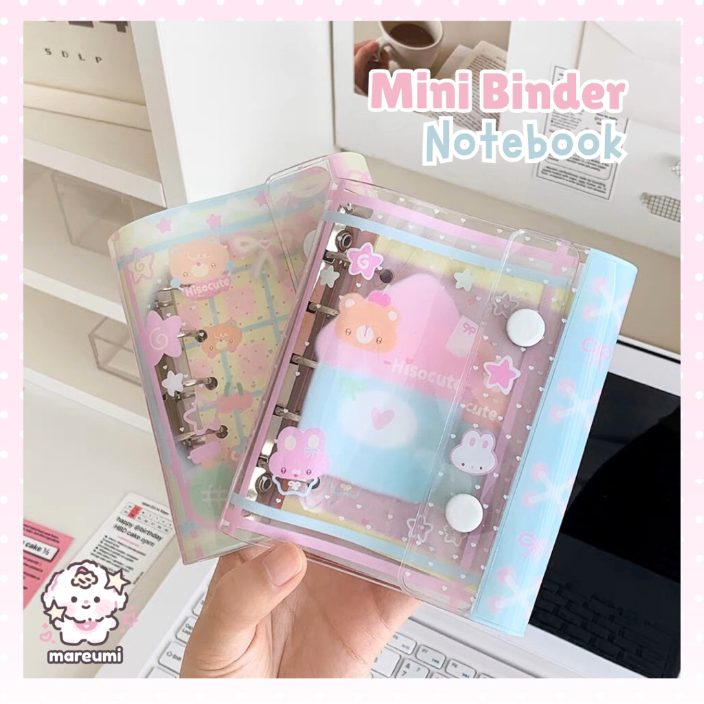 

[MAREUMI] Binder M5 Notebook Aesthetic Mini Loose Leaf Cute