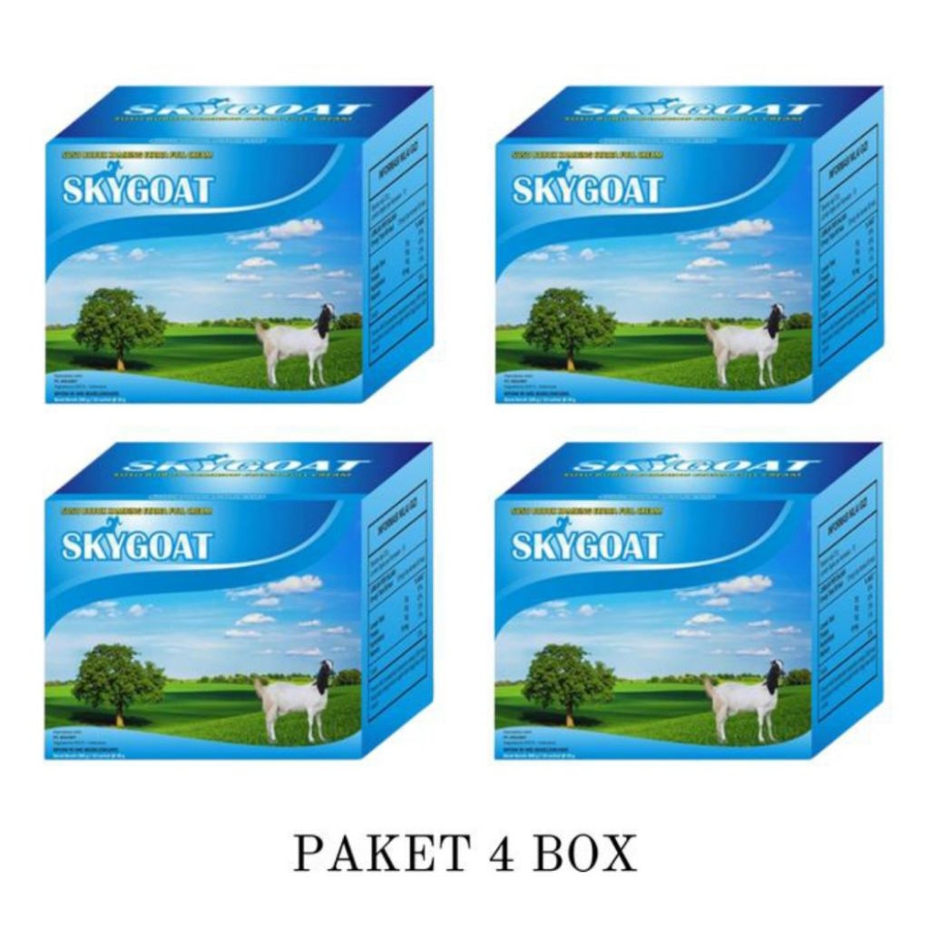 

Susu Kambing Etawa / Paket 4 Box Skygoat Susu Kambing Etawa Bubuk Original
