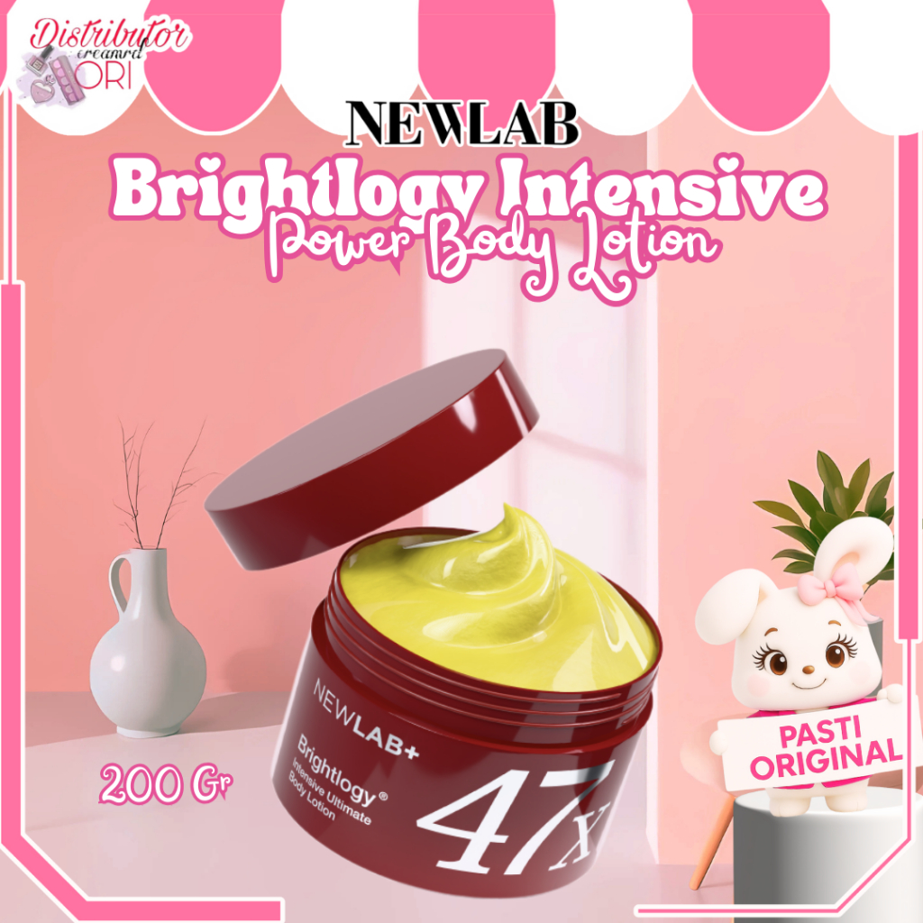 NEWLAB Brightlogy Intensive Power Brightening Lotion | Body Lotion Pemutih Badan 200Gr | Handbody | 