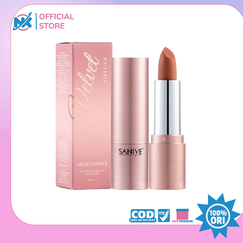 Saniye 9 Warna Matte Velvet Lipstik / Lipstick Saniye Matte
