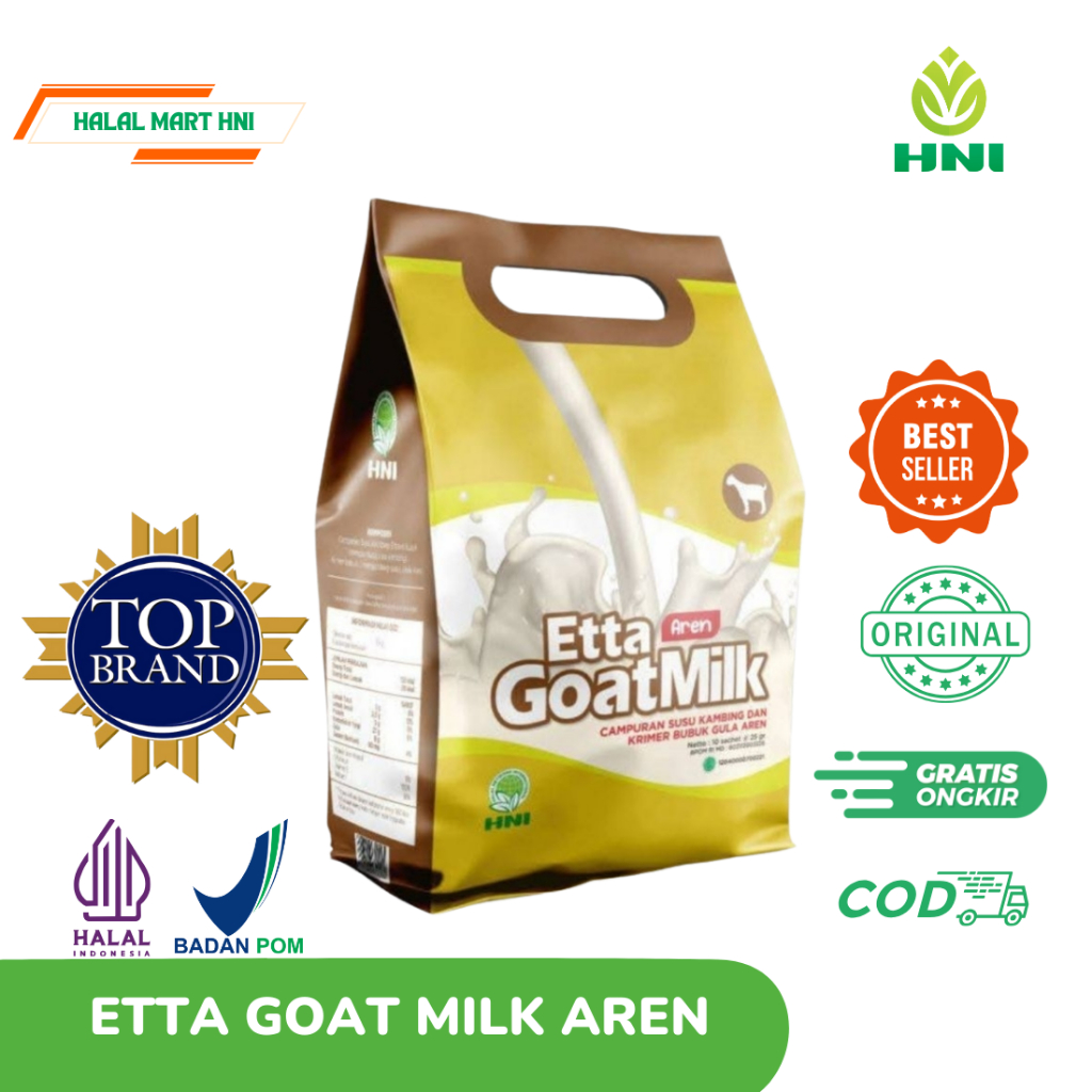 

ETTA GOAT MILK HNI (RASA GULA AREN) 10 SACHET