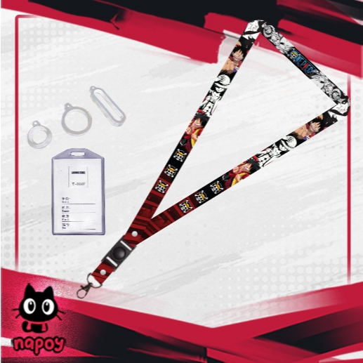 

Lanyard Id Card Pod Anime One Piece Luffy